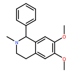 Isoquinoline, 1,2,3,4-tetrahydro-6,7-dimethoxy-2-methyl-1-phenyl-