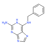 1H-PURINE-2,6-DIAMINE, N6-(PHENYLMETHYL)-