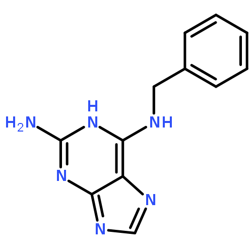 1H-PURINE-2,6-DIAMINE, N6-(PHENYLMETHYL)-