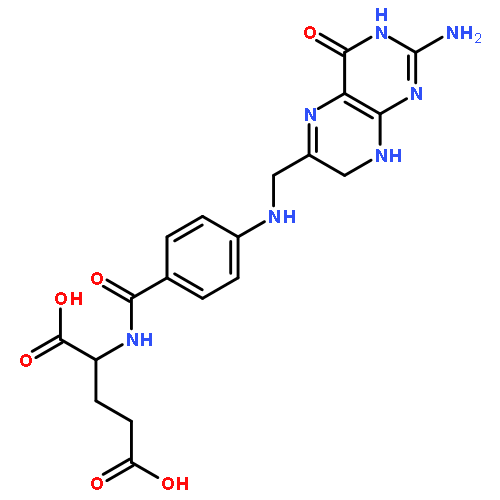 L-Glutamic acid,N-[4-[[(2-amino-3,4,7,8-tetrahydro-4-oxo-6-pteridinyl)methyl]amino]benzoyl]-