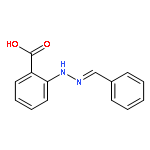 2-benzylidenehydrazinobenzoic acid