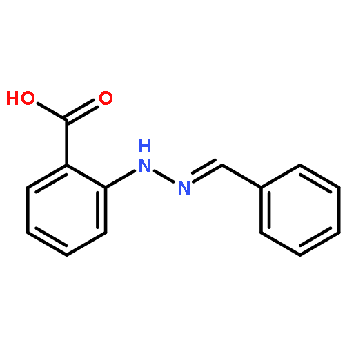 2-benzylidenehydrazinobenzoic acid