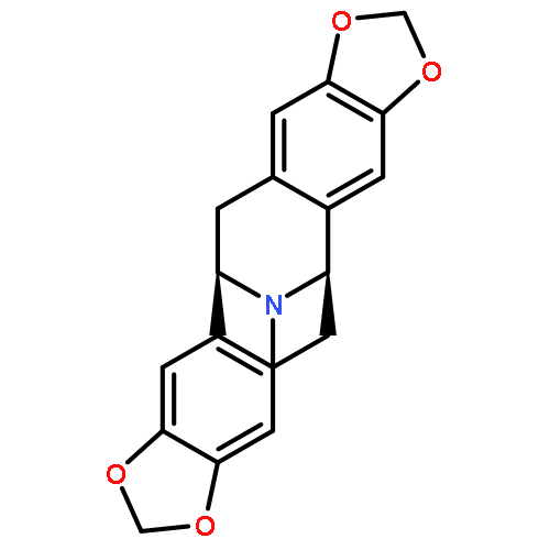 Cycloocta[1,2-f:5,6-f']bis[1,3]benzodioxol-5,12-imine,5,6,12,13-tetrahydro-15-methyl-, (5S,12S)-