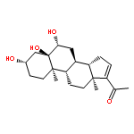 Pregn-16-en-20-one, 3,5,6-trihydroxy-, (3b,5a,6b)-