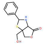 6a-(hydroxymethyl)-2-phenyltetrahydrofuro[3,4-d][1,3]thiazol-4(2H)-one