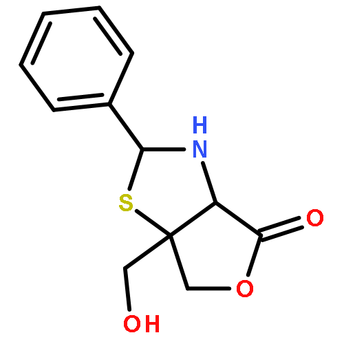 6a-(hydroxymethyl)-2-phenyltetrahydrofuro[3,4-d][1,3]thiazol-4(2H)-one