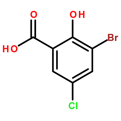 Benzoic acid, 3-bromo-5-chloro-2-hydroxy-