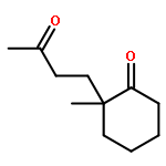 2-methyl-2-(3-oxobutyl)cyclohexan-1-one