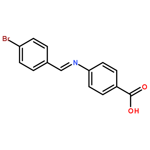 Benzoic acid, 4-[[(4-bromophenyl)methylene]amino]-