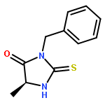 4-IMIDAZOLIDINONE, 5-METHYL-3-(PHENYLMETHYL)-2-THIOXO-, (5S)-