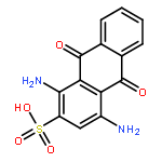 1,4-diamino-9,10-dihydro-9,10-dioxoanthracene-2-sulphonic acid