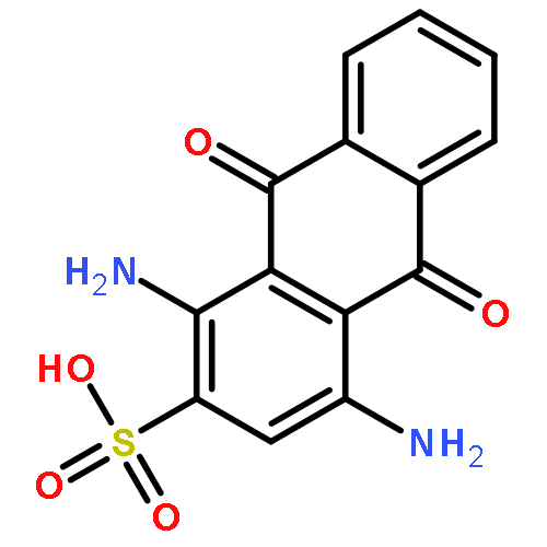 1,4-diamino-9,10-dihydro-9,10-dioxoanthracene-2-sulphonic acid