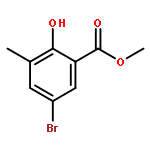 BENZOIC ACID, 5-BROMO-2-HYDROXY-3-METHYL-, METHYL ESTER