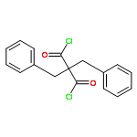 PROPANEDIOYL DICHLORIDE, BIS(PHENYLMETHYL)-