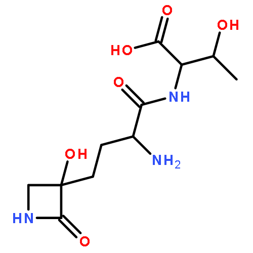L-Threonine,N-[(2S)-2-amino-4-[(3S)-3-hydroxy-2-oxo-3-azetidinyl]-1-oxobutyl]-