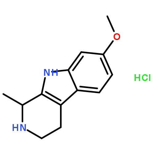 9H-Pyrido(3,4-b)indole, 1,2,3,4-tetrahydro-7-methoxy-1-methyl-, hydrochloride