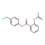 2-(Acetyloxy)benzoic Acid 4-(Chloromethyl)phenyl Ester