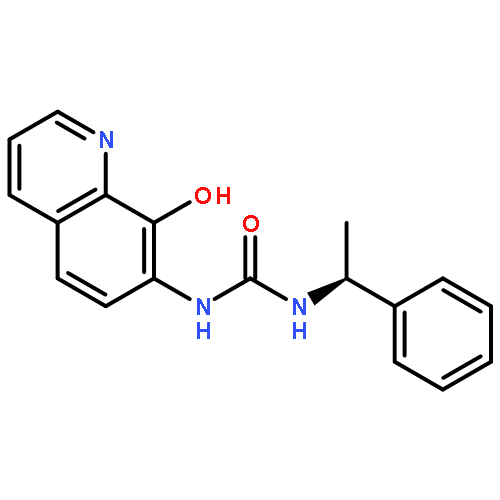 UREA, N-(8-HYDROXY-7-QUINOLINYL)-N'-[(1S)-1-PHENYLETHYL]-