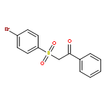 Ethanone, 2-[(4-bromophenyl)sulfonyl]-1-phenyl-