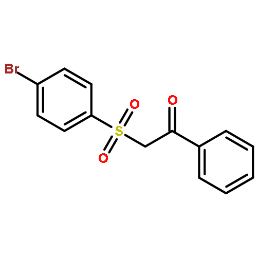 Ethanone, 2-[(4-bromophenyl)sulfonyl]-1-phenyl-