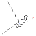 3H-Indolium,2-[3-(1,3-dihydro-3,3- dimethyl-1-octadecyl-2H-indol-2-ylidene)- 1-propenyl]-3,3-dimethyl-1-octadecyl-,perchlorate 