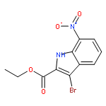 1H-Indole-2-carboxylic acid, 3-bromo-7-nitro-, ethyl ester