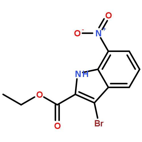 1H-Indole-2-carboxylic acid, 3-bromo-7-nitro-, ethyl ester