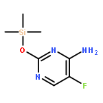 5-fluoro-2-trimethylsilanyloxy-pyrimidin-4-ylamine