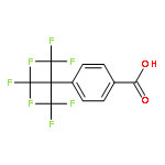 BENZOIC ACID, 4-[2,2,2-TRIFLUORO-1,1-BIS(TRIFLUOROMETHYL)ETHYL]-