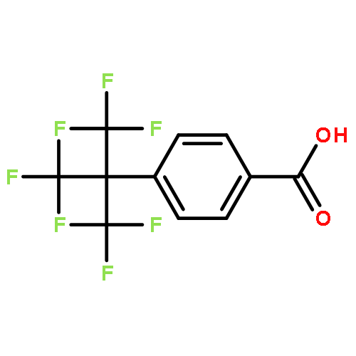 BENZOIC ACID, 4-[2,2,2-TRIFLUORO-1,1-BIS(TRIFLUOROMETHYL)ETHYL]-