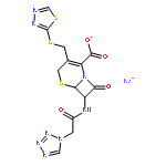 SODIUM;(6R,7R)-8-OXO-7-[[2-(TETRAZOL-1-YL)ACETYL]AMINO]-3-(1,3,4-THIADIAZOL-2-YLSULFANYLMETHYL)-5-THIA-1-AZABICYCLO[4.2.0]OCT-2-ENE-2-CARBOXYLATE