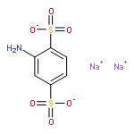 1,4-Benzenedisulfonicacid, 2-amino-, sodium salt (1:2)