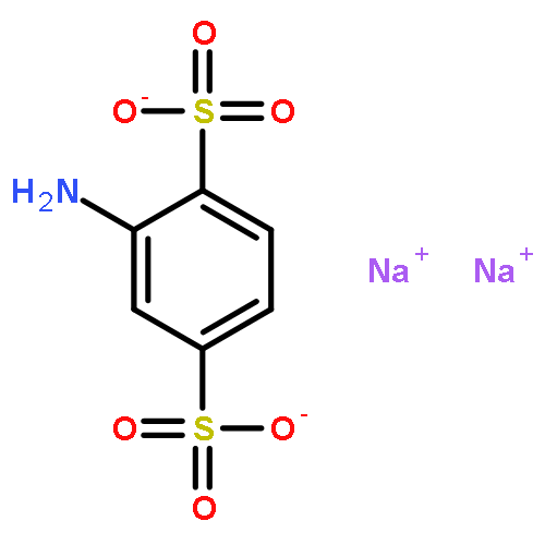 1,4-Benzenedisulfonicacid, 2-amino-, sodium salt (1:2)