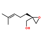 Oxiranemethanol, 2-(4-methyl-3-pentenyl)-, (2S)-