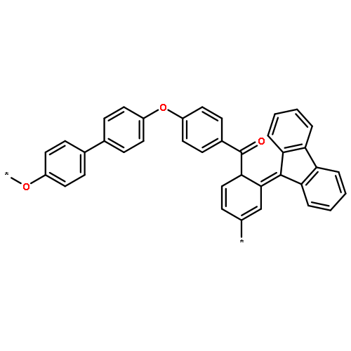 Poly(oxy-1,4-phenylene-9H-fluoren-9-ylidene-1,4-phenyleneoxy-1,4-phe
nylenecarbonyl-1,4-phenylene)