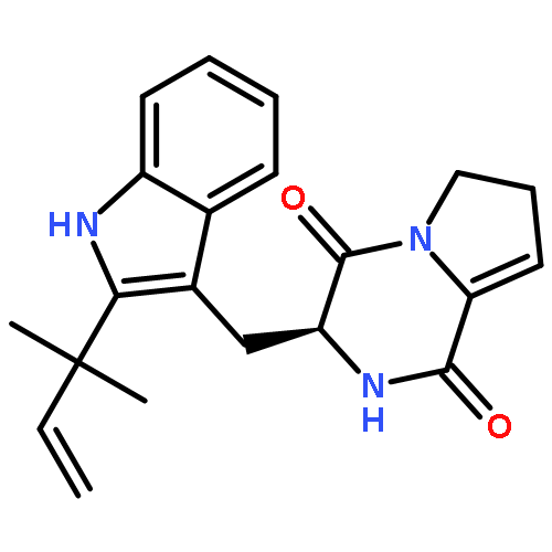 12,13-Dehydroprolyl-2-(1',1'-dimethylallyl)tryptophyldiketopiperazin