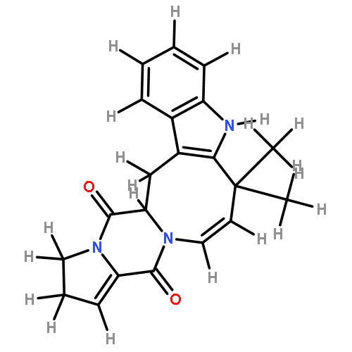 1,20-Dehydro[[12, 13-dehydroprolyl-2-(1,1-diemthylallyl)tryptophyl]diketopiperazine]