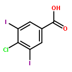 BENZOIC ACID, 4-CHLORO-3,5-DIIODO-