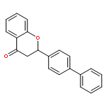 4H-1-BENZOPYRAN-4-ONE, 2-[1,1'-BIPHENYL]-4-YL-2,3-DIHYDRO-