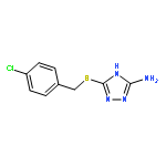 3-[(4-CHLOROBENZYL)SULFANYL]-1H-1,2,4-TRIAZOL-5-YLAMINE