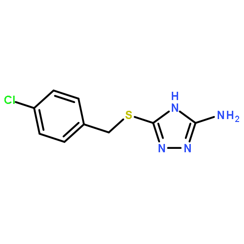 3-[(4-CHLOROBENZYL)SULFANYL]-1H-1,2,4-TRIAZOL-5-YLAMINE