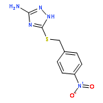 1H-1,2,4-Triazol-3-amine, 5-[[(4-nitrophenyl)methyl]thio]-