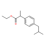 ethyl 2-(4-isobutylphenyl)propionate