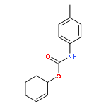 CARBAMIC ACID, (4-METHYLPHENYL)-, 2-CYCLOHEXEN-1-YL ESTER