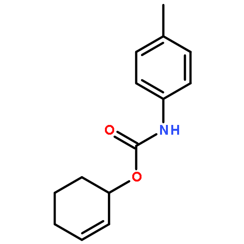 CARBAMIC ACID, (4-METHYLPHENYL)-, 2-CYCLOHEXEN-1-YL ESTER