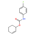 CARBAMIC ACID, (4-FLUOROPHENYL)-, 2-CYCLOHEXEN-1-YL ESTER