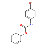 Carbamic acid, (4-bromophenyl)-, 2-cyclohexen-1-yl ester