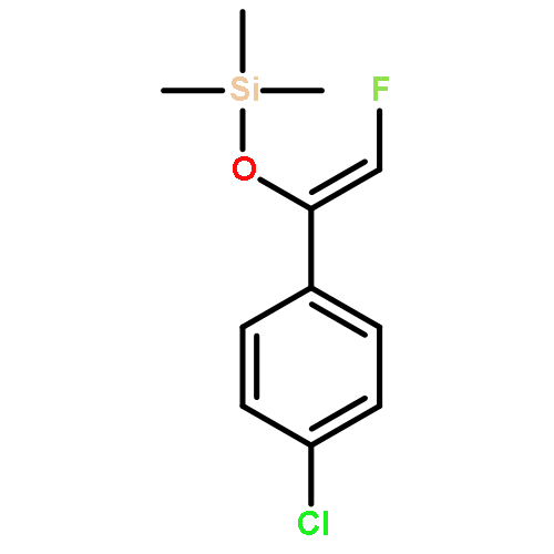 Silane, [[1-(4-chlorophenyl)-2-fluoroethenyl]oxy]trimethyl-