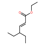 2-Hexenoic acid, 4-ethyl-, ethyl ester, (2E)-