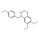 6,7-Dimethoxy-1-(4-methoxybenzyl)-1,2,3,4-tetrahydroisoquinoline